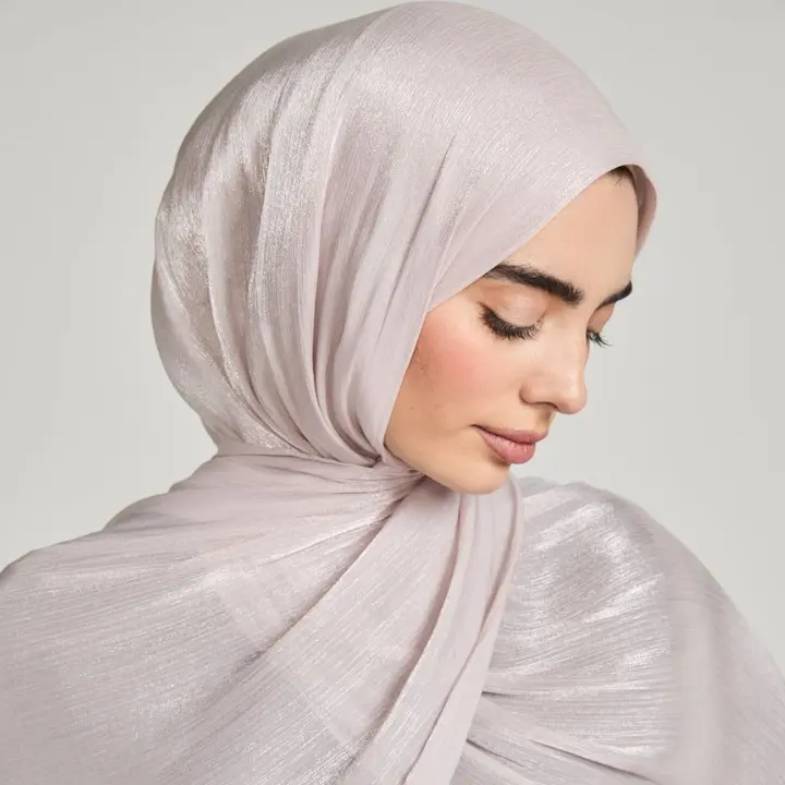 Fashionable organza comfort hijab