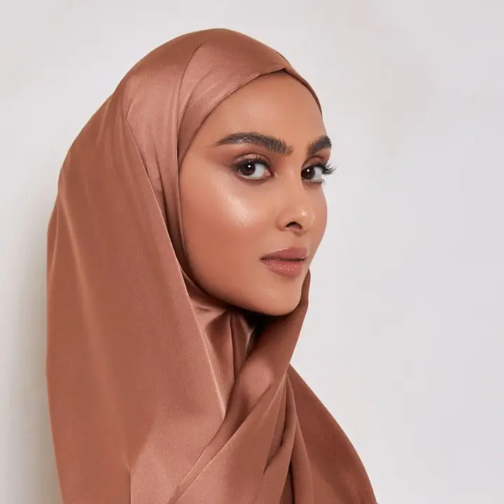 Satin hijab from hijabs collection in Thrissur